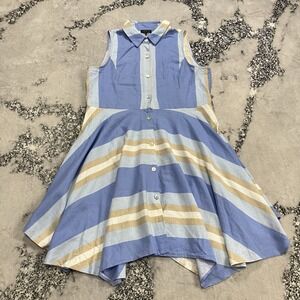 1 state dress blue and white 1.STATE Women's Tiered Maxi Dress - Blue - Size S